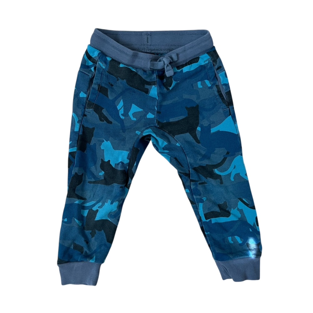 Tea Kids Camouflage Cats Joggers – 100% Cotton French Terry